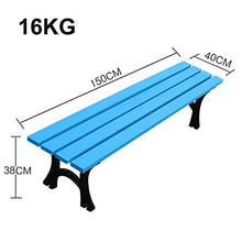 GaoF Panchine in ghisa per Cortile Esterno, Panca da Giardino per Esterni in Legno massello Anti corrosivo, Panchine per Portico per mobili da Esterno, Carico 660 libbre/ospitare 2-4 Persone