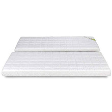 Evergreenweb - Letto a Scomparsa Verticale, KIT Rete Singola a Doghe con Materasso Memory Foam 80x190 alto 24 cm - TRASFORMABILE in 2 Materassi Singoli, Rivestimento Sfoderabile e Lavabile Anallergico