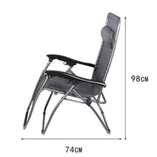 Sywlwxkq Pieghevole reclinabile Zero Gravity Patio Sedia a Sdraio Lettini da Giardino Giardino all'aperto Spiaggia Campeggio Prato Sedia Regolabile Set di 2