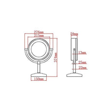Specchio Trucco Dressing Table trucco dello specchio girevole specchio ingranditore, specchio del bagno 8.5 pollici dello specchio di bellezza d'argento su due lati rotante 10X di ingrandimento Specch