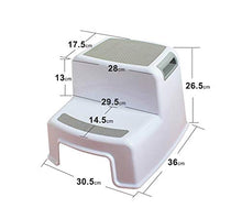 MLZWS. Sgabello Sgabello in plastica Ispessimento for Adulti Bambini Bagno Sgabello Sgabello Casa Tavolo da Pranzo Sgabello Cambia Scarpe Sgabello Sgabello Basso Panca Alta (Color : B)
