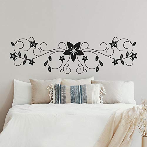Adesivi per testiera del letto, T-MK323, 40 x 140 cm, colore: Nero