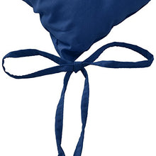 Beautissu Set da 4 Cuscini da Sedia Trapuntati Lea 40x40x5cm - Blu - con Laccetti - per casa o Giardino