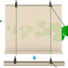 Kit Tenda A Rullo Parasole, Schermata Privacy, Polietilene Ventilazione Tasso di Blocco 85% Installazione Senza Pugno per Balconi, Ufficio, Portico, Fuori dalla Finestra