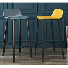 Ljings - Sgabello da bar con schienale e sedie da bar, resistente, da cucina, per interni ed esterni, stile moderno ed elegante, colore: rosa, 75 cm