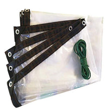 MHBGX Impermeabile Copertina Tarp Incatramata, Parasole Net, Ombra Panno, Ombra Tarpaulinsclear All'Aperto Heavy Duty Barca Copertura Della Pioggia Del Tetto Dell'Automobile, Spessore 0,12 Mm,C,4 * 4