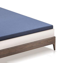Wemk Topper Memory Foam, Topper Materasso 6CM con Copertura Rimovibile in Tessuto di bambù, Antiacaro, Traspirante e Morbido, CertiPUR-EU e Certificato ISPA, 180x200x6cm, Blu