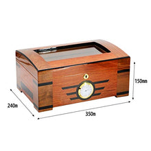 ZYING Di Legno Solido Traspirante igrometro Portatile Cigar Humidor - Cigar Box di stoccaggio con l'igrometro e umidificatore