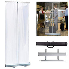 Divisore Pop Up in Plastica, Banner A Rullo Pop-Up Protettivo Con Protezione Anti-Starnuto in Plastica Trasparente, 800 Mm X 2000 Mm
