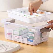XXFFD Scatola di immagazzinaggio della Medicina della Famiglia Scatola della Pillola Scatola di plastica Medica Multifunzionale Scatola di immagazzinaggio della Medicina