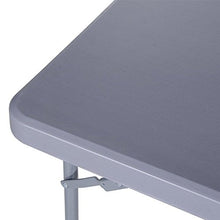 VERDELOOK Tavolo Quadrato Pieghevole in plastica HDPE, 86x86 cm Altezza 74 cm