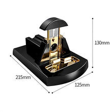 VIY Cigar Cutter da Tavolo, Professionale Tagliasigari Ghigliottina in Inox Disegno Elegante Alta qualità(Nero)