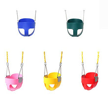 Bluting - Altalena da giardino rotonda, altalena per bambini, con moschettoni e cinghie da appendere, per bambini e adolescenti rosa