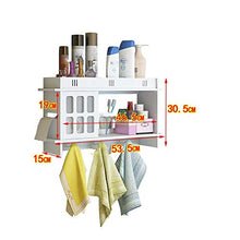 Jingdun Mensola Bagno Parete Appeso Muro del Bagno Gratuito punzonatura a Muro di Carta igienica portasciugamani armadietto di immagazzinaggio vanità