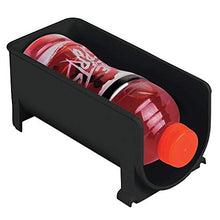 mDesign Set da 2 Moderni portabottiglie Vino impilabili – Scaffale per Bottiglie impilabili di Acqua e Altre Bevande – Elegante Porta Vino per la Cucina e la dispensa – Nero