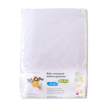 Pati'Chou Protezione materasso Cotone Impermeabile, protegge coprimaterasso per culla o lettino bambino 60x120 cm