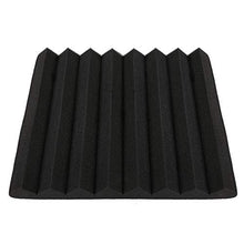 nobrand Fonoassorbente Schiuma - Triangolare Groove Forma Insonorizzazione Cotone Schiuma (50 * 50 * 5cm) 6Pcs
