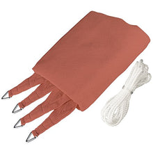 Windhager Tenda Sunsail Adria, Quadrato 3,6 x 3,6 m (equilatero), Protezione UV, Resistente alle intemperie e Traspirante, Terracotta, 10972