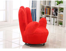 Divano Creativo Dito Tessuto Cinque Dita Camera Letto Divano Pigro Monomoda Semplice Moderna Sedia Per Computer Per Il Tempo Libero,Red,Wheel