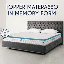 Dreamzie - Topper Memory Foam 160 x 190 cm - 5 cm di Schiuma ad Alta Densità - Rivestimento Ipoallergenico in Bamboo - Made in Europa - Certificato Oeko-Tex® e CertiPUR
