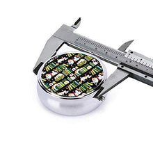 Scatola rotonda per medicina portatile, mini pillole in metallo, dispenser per pillole tascabili, borsa da viaggio, biblioteca e gatti