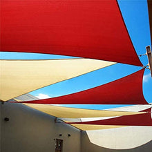 LINGXING Tenda A Vela Triangolare, Resistente all'Acqua, Tettoia Parasole da Giardino, 96,5%, Blocco UV, con Corda Libera (3x3x3m,Rosso ruggine)