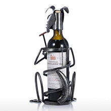 LHQ-HQ Decorazioni di Arte del mestiere casa Vino Vivente Cane Camera cremagliera battuto Vino Ferro Stand di Esposizione Metallo