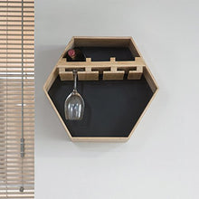ZfgG Mensola di legno creativo appesa a parete scaffale, parete personalizzata espositore a muro per il tempo libero Rack cremagliera del vino, retro ristorante decorazione soggiorno decorazione della