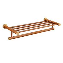 SWNN Bathroom Shelves Portasciugamani in Legno Antico Bagno Cinese Retro Portasciugamani Bagno Porta Asciugamani in Acciaio Inox Impermeabile