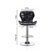 WH-IOE Sgabello da Bar Sgabello Semplice Bar Stool Schienale Bar Seggiovia Sedia Rotatoria Bar Chair Reception Cash Register Sedia Bar Chair (Color : B, Size