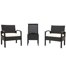 Set Mobili da Giardino Set Mobili da Esterno Set Di Mobili Da Giardino Resistenti Alle Intemperie Del Balcone Set Di Mobili Balcone 2 Seater Con Spazio Di Archiviazione Per Giardino Balcone Terrazza