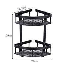 &ripiano di stoccaggio Bagno Scaffale, Triangolo parete portasciugamani Scaffale storage rack a 2 strati Scaffale di finitura