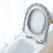 CJJCJJ Morbido Bagno Water Seat Cover Cuscino da Chiusura più Caldo (Gray)