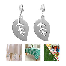 ZLDDE Clip per tovaglia Decorativa 4pcs Tovaglia Pesi Copertura da Tavolo Pesi Clip da tavola Pendente della tovaglia per la Festa Nuziale PIC-nic a casa (Color : Leaves)