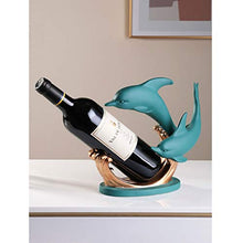 hongbanlemp Wine Rack Europea Dolphin Wine Rack Creativo Arredamento Moderno e Semplice Housewarming Nuovo Regalo casa (Resina) (Color : B)