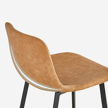 Sgabello alto con schienale, gambe metalliche, Ferro battuto bar Sedia, Comodità Posto a sedere casa Sedia da pranzo, adatto a bar, sala soggiorno, sala da pranzo, Reception, Caffetteria