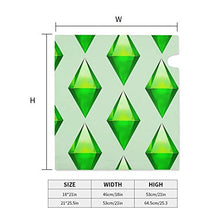 The Sims Plumbob - Copertura magnetica per cassetta postale per giardino, giardino, cortile, dimensioni standard, 53 x 40 cm