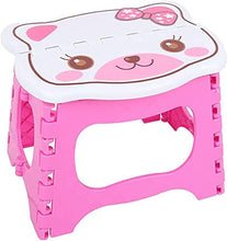 zyh Sgabello con Gradino Pieghevole,Sgabello Pieghevole Portatile,Sgabello da Bagno da Giardino da Cucina-Rosa,Sgabello in plastica (1 Articolo)