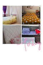 Fodere per Testiera/Fodera per Letto Copritestiera Copri Testata Letto Singolo/King/Matrimonialea 120/150 / 180cm Elastico Copertura Protettiva Antipolvere per Letti Legno.