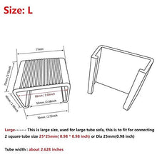 Kuinayouyi 10 Pc Outdoor Garden Rattan Wicker Furniture Allineamento Fastener Sofa Clip Connector Adatto per Mobili nel Rattan Sofa