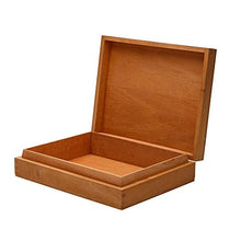 Minmin Cigar Box in pura Legno di Cedro alcoholized idratante Box for il sigaro Cabinet, 255x200x60mm accessori del sigaro (Size : 255x200x60mm)