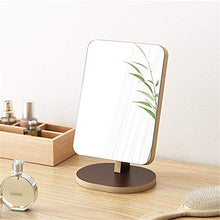 Specchi da Tavolo Antideflagrante -GDingQ Rettangolo di legno a Specchi, in stile giapponese trucco Desktop Mirror Semplicità alta definizione bellezza Specchi portatile Piccolo trucco Specchi Specchi