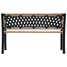 E E-NICES Panchina da Giardino 120 cm in Legno