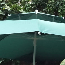 HZK Ombrello Parasole a baldacchino con Biella e manovella da Giardini Esterni Balcone Patio Tavolo Ombrello Fade 6.8Ft Resistente WDDT (Color : Blue)
