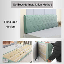 WENZHE Cuscino Testiera Letto Cuscini Lettura Capezzale, Elasticità Spugna Riempimento Supporto Lombare, Usato per Divano Camera Letto Bar, Personalizzato (Color : Brown, Size : 185x60x12cm)