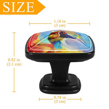 Animale uccello anatra 4 PCS Pomelli per Porta, Pomolo per Mobile, Pomelli per Mobili con Viti, Maniglia per Armadietto, Pomelli per Porta, Pomelli per Cassetti per Porta, Armadio, Cassetto e Credenza
