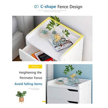 XYW-Bedside Tables Comodino con Organizer per cassetti Armadietto di stoccaggio Moda Mini Mobili da scrivania per scrivanie 009