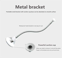 ADSE Specchio per Il Trucco del LED 5 X Specchio per Il Trucco del Bagno con ingrandimento con Potente Ventosa di 180 Gradi; Specchio da Viaggio Rotation Daylight Cordless e Compatto