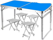CASTOR Tavolo da Picnic all'aperto Tavolo da Campeggio Pieghevole, Tavolo da Esterno Piccolo Materiale Portatile in Alluminio Leggero, Picnic e Barbecue Spiaggia Coperta BBQ Party Table