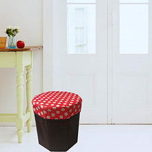 OVsler Puff Poggiapiedi Pouf Contenitore Cassapanca Contenitore Poggiapiedi Divano Pouf Camera da Letto Pouf Poggiapiedi Panca Contenitore Pouff Poggiapiedi Red
